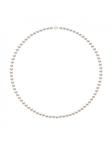Colliers Rangs de Perles AKOYA - Taille de 4.5 à 8.5 mm - Or 750 - Fermoir Ergonomique - OSAKA