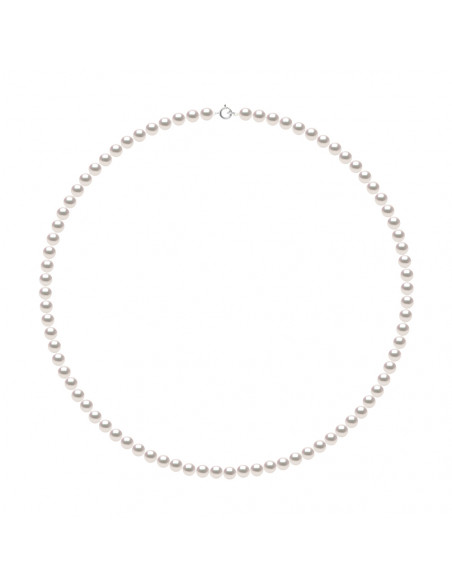 Colliers Rangs de Perles AKOYA - Taille de 4.5 à 8.5 mm - Or 750 - Fermoir Ergonomique - OSAKA