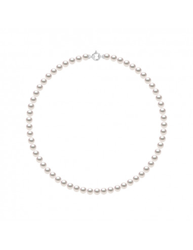 Colliers Rangs de Perles AKOYA - Tailles de 6.5 à 8.5 mm - Anneau Marin Or 750 - TOKYO