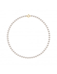 Akoya Bead Necklaces - Sizes from 7 to 8.5 mm - Gold 750...