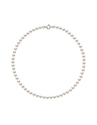 Colliers Rangs de Perles AKOYA - Tailles de 7 à 8.5 mm - Anneau Marin Or 750 - MIYAZAKI