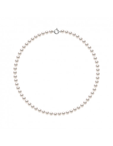 Colliers Rangs de Perles AKOYA - Tailles de 7 à 8.5 mm - Anneau Marin Or 750 - MIYAZAKI