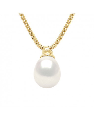 Collier Prestige Perle Poire 10-11 mm - Maille...
