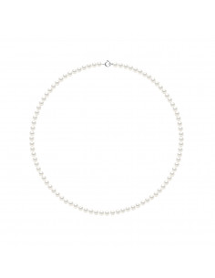 Pearl Necklace 5-6 mm - 42 cm - Spring ring clasp - Clermont