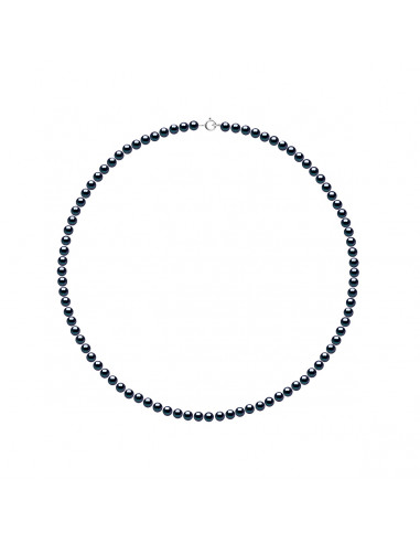 Collier Rang de Perles 5-6 mm - 42 cm - Fermoir Anneau Ressort - CLERMONT