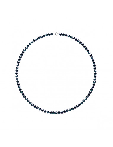 Pearl Necklace 5-6 mm - 42 cm - Spring ring...