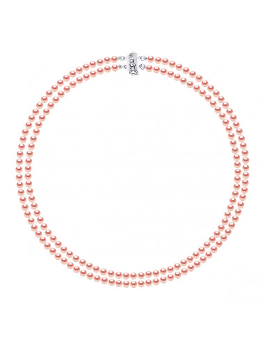 Collar Double Beads 6-7 mm - Cylinder Clasp -...