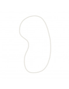 Sautoir de Perles Semi Baroques 6-7 mm - Longueur 80 cm -...