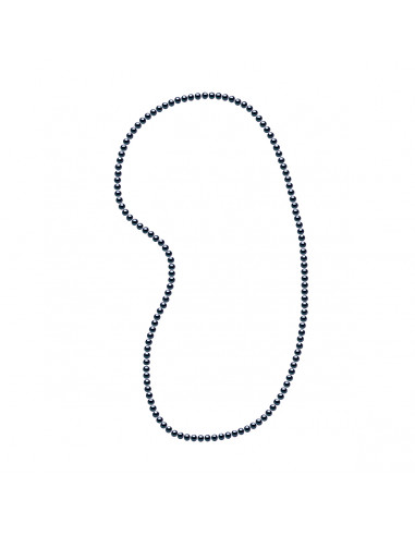 Sautoir de Perles Semi Baroques 6-7 mm - Longueur 80 cm - Argent 925 - BELMONT
