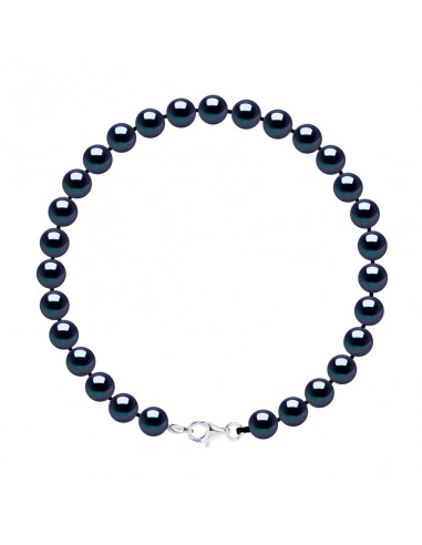 Bracelet Rang de Perles 6-7 mm - Fermoir...