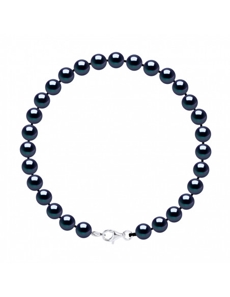 Bracelet Beading Rank 6-7 mm - Calfin Carabiner - Silver 925 - Auteuil