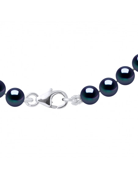 Bracelet Rang de Perles 6-7 mm - Fermoir Mousqueton - Argent 925 - AUTEUIL
