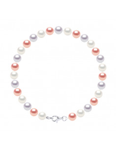 Bracelet Beading Rank 6-7 mm - Calfin Carabiner - Silver...