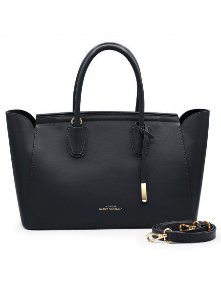 Levallois Cabas Handbag - Black