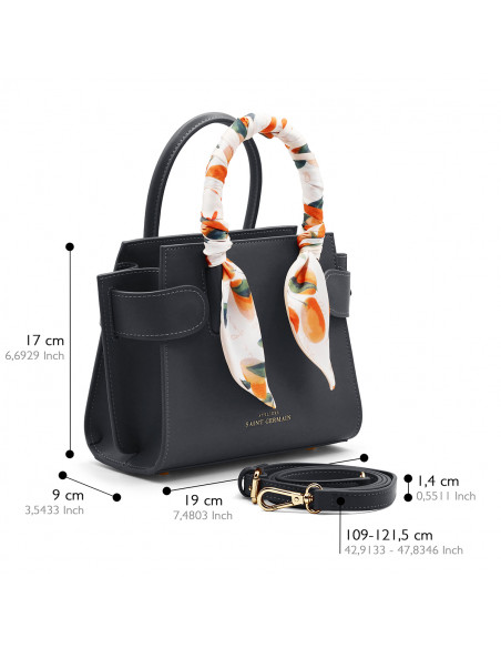 Handbag PASSY - BLACK