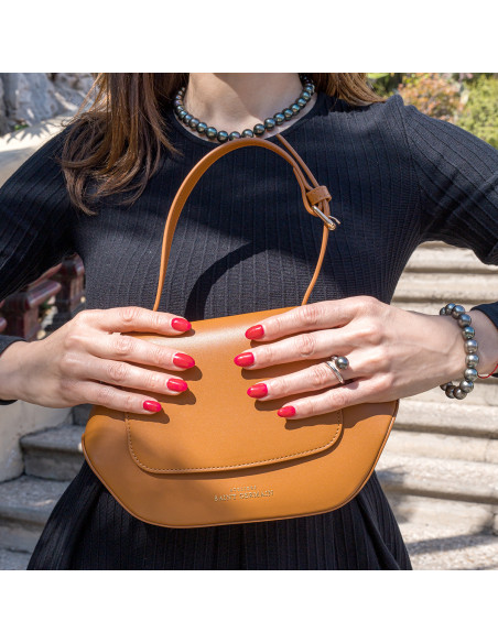 SAINT GERMAIN Trotter Shoulder Bag - Camel