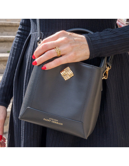 AUTEUIL bucket bag - BLACK