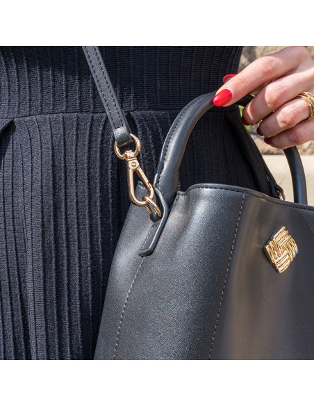 AUTEUIL bucket bag - BLACK