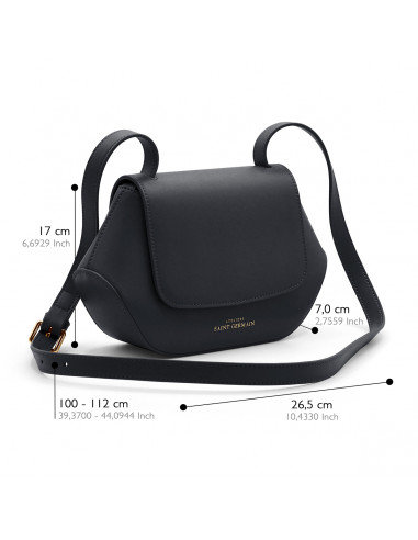 Sac épaule Trotteur SAINT GERMAIN - NOIR