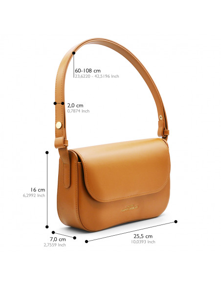 Sac épaule Trotteur MONCEAU - CAMEL