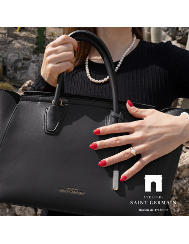 Levallois Cabas Handbag - Black