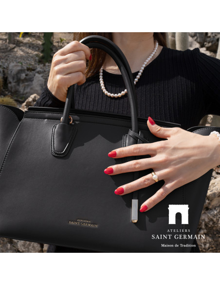 Levallois Cabas Handbag - Black