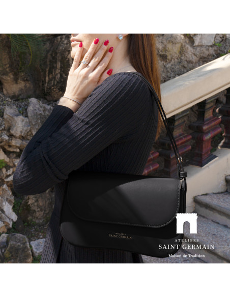 Shutter Shoulder Bag Monceau - Black