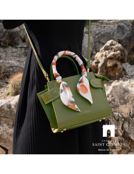 Sac à Main PASSY - VERT OLIVE