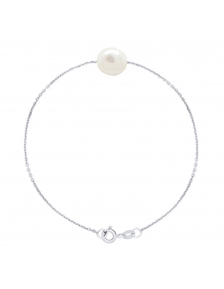 Bracelet Chainage Perle 10-11 mm - Argent 925 - GRIMALDI