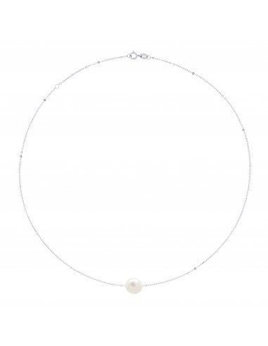 Necklace Chainage Bead 10-11 mm - Silver 925 -...