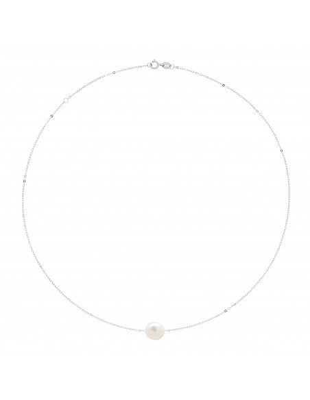 Necklace Chainage Bead 10-11 mm - Silver 925 - Grimaldi