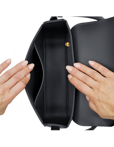 Shutter Shoulder Bag Monceau - Black