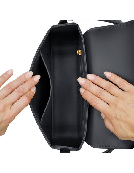 Shutter Shoulder Bag Monceau - Black