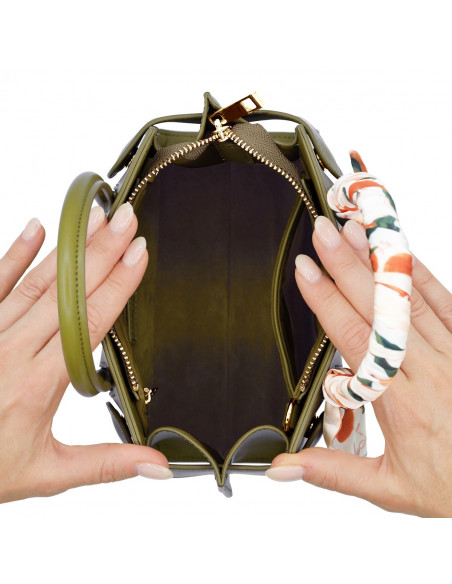 PASSY Handbag - OLIVE VERT