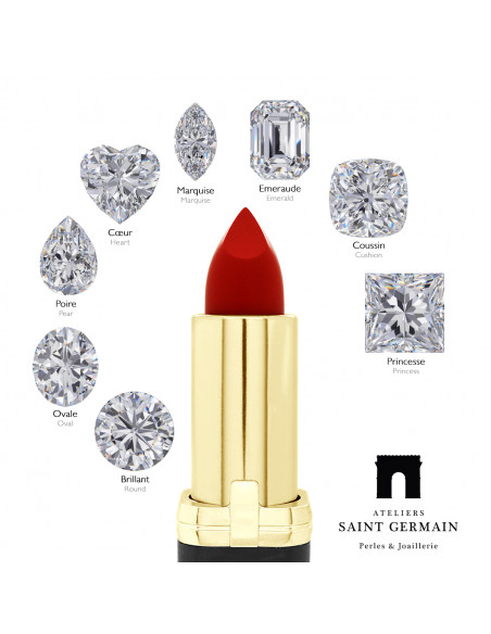 Cross Diamond Alliance - 0.035 carats - Gold 375 - Venice