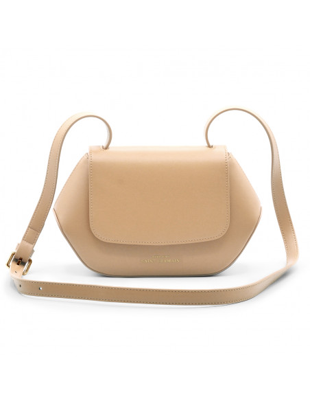 SAINT GERMAIN Trotter Shoulder Bag - Nude
