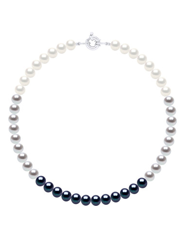 Collier Rang Couleurs en Dégradé de Perles...