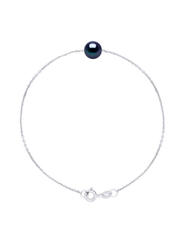Bracelet Chainage Perles Rondes 7-8 mm -...