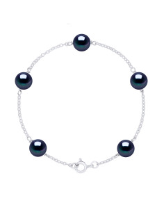 Bracelet Perles de Culture Ronde - Argent 925 - CAP d'AIL