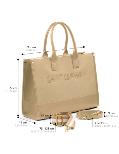 Latin Quarter Handbag - Creme
