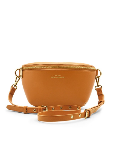 Sac Bandoulière Banane IBIZA - CAMEL