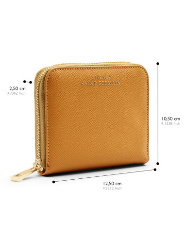 Porte Monnaie - Porte Cartes SAINT GERMAIN - NOIR