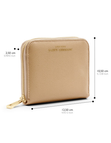 Porte Monnaie - Porte Cartes SAINT GERMAIN - NOIR