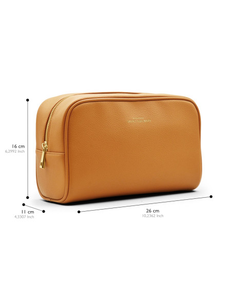 Grande Trousse de Toilette - SAINT AMAND - CAMEL