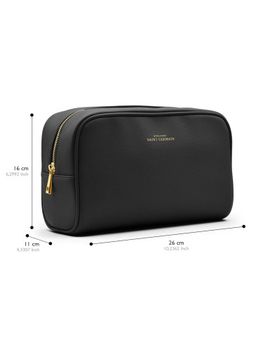 Porte Monnaie - Porte Cartes SAINT GERMAIN - NOIR