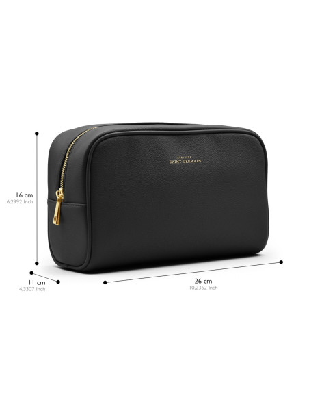 Grande Trousse de Toilette - SAINT AMAND - NOIR
