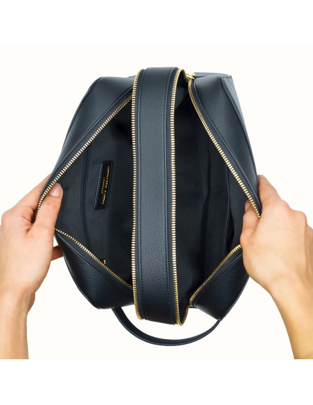 Grande Trousse de Voyage Double Compartiment - CHATEL - NOIR