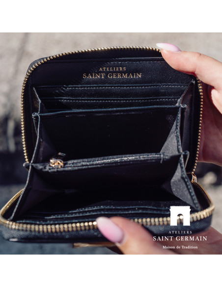 Porte Monnaie Porte Cartes MONTAIGNE - NOIR