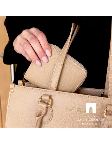 Porte Monnaie - Porte Cartes SAINT GERMAIN - NOIR