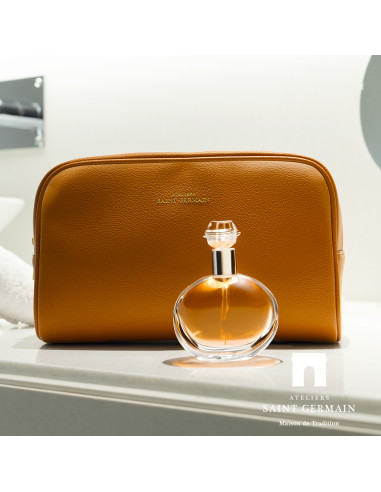 Grande Trousse de Toilette - SAINT AMAND - CAMEL